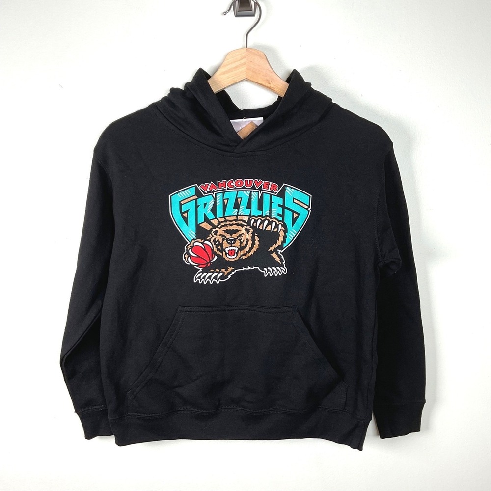 Mitchell & Ness Vancouver Grizzlies Hoodie NBA‎ Youth Pullover Sweatshirt M